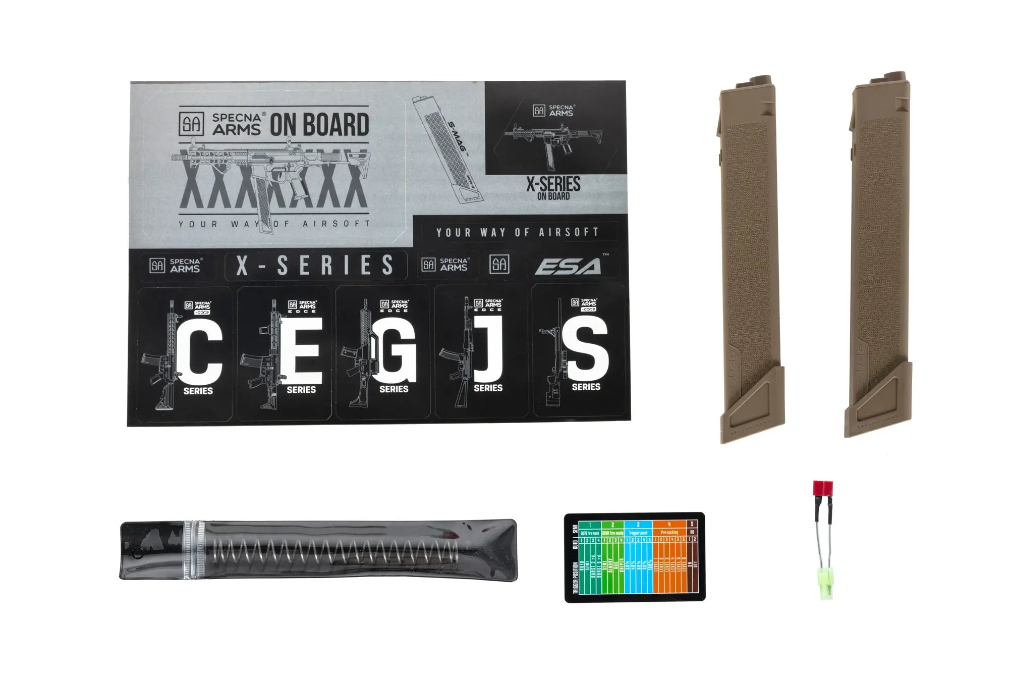 M4 airsoft SA-CX02 CORE HAL ETU Gen.2 - Half-Tan