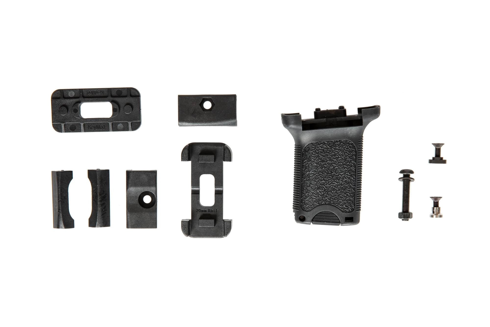 RIS / KeyMod / M-LOK Vertical Forward Grip - Black