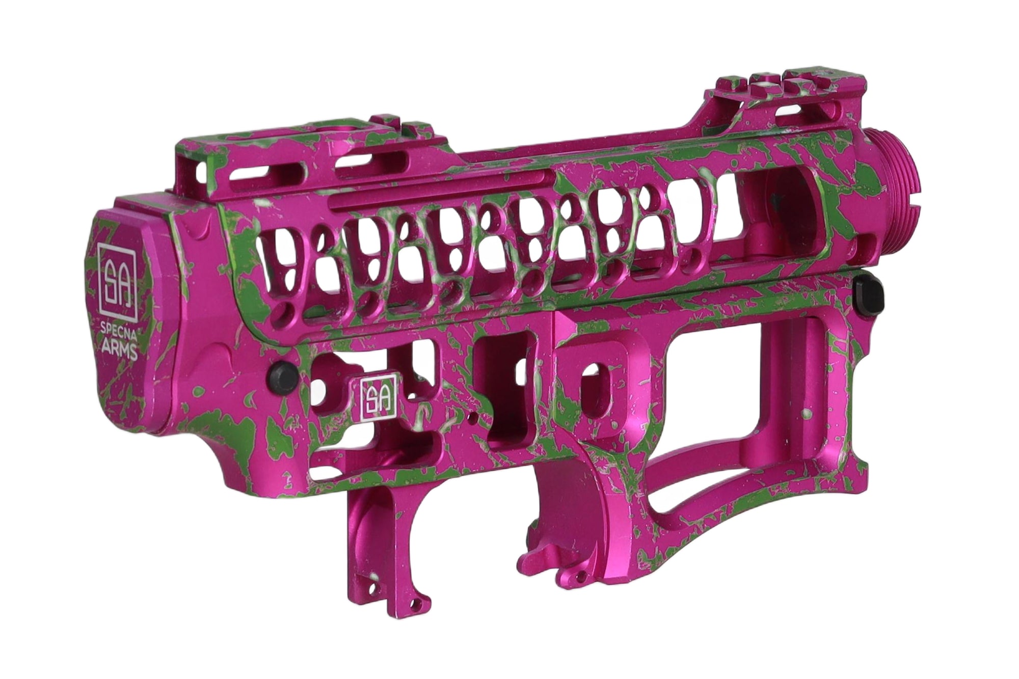 Specna Arms x Mancraft CNC Speedsoft Splash Anodised kit for M4/M16 replicas Violet-3