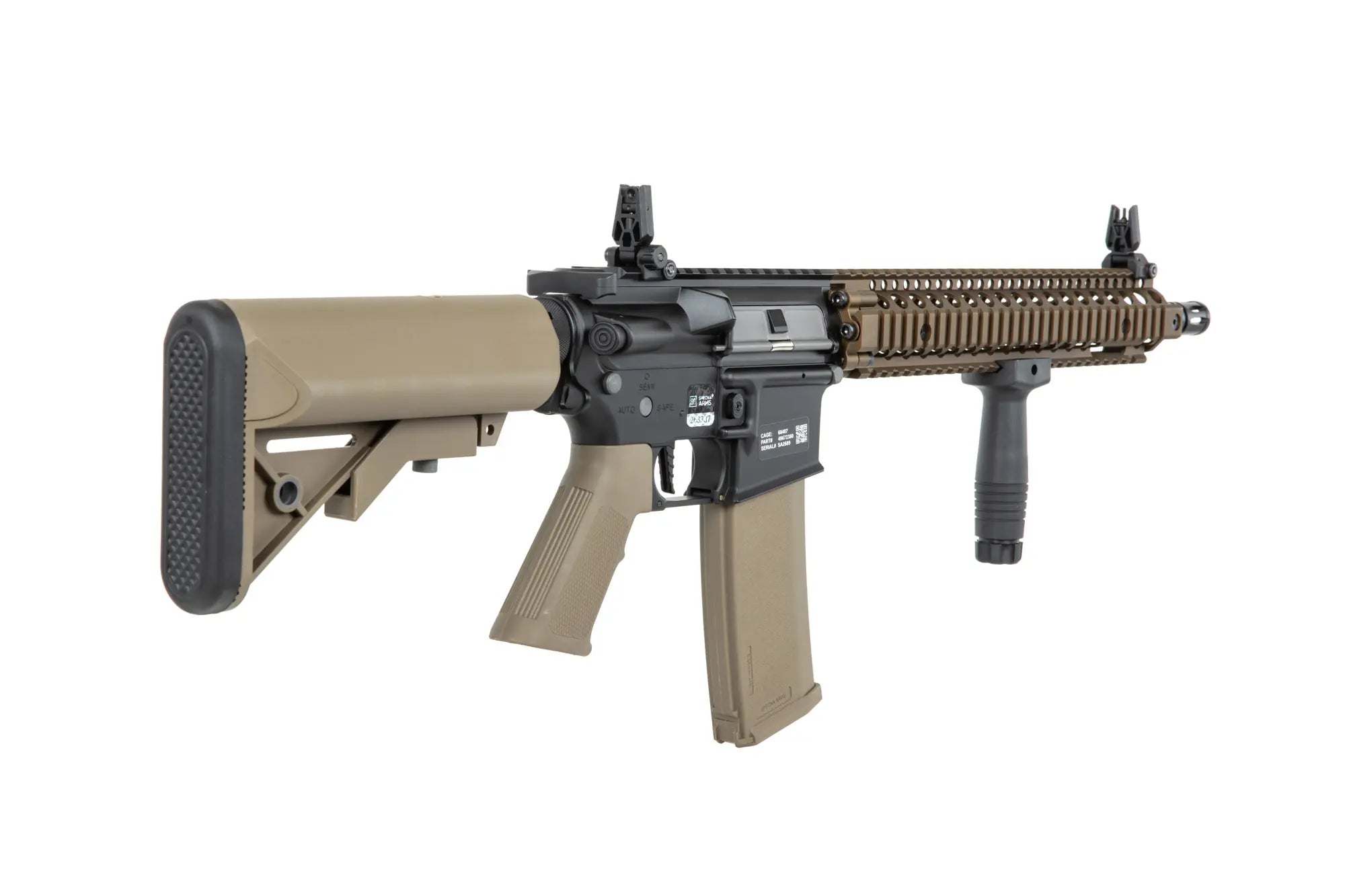 DD MK18 SA-P26 Prime HAL ETU Airsoft Rifle | Bronze