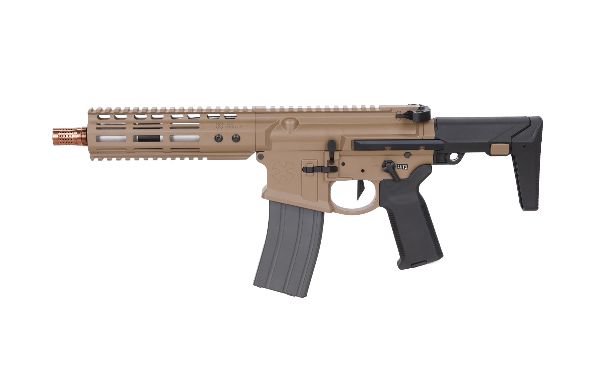 GBBR Noveske Ghetto Blaster NHR-7 7.94" MWS Gen.2 FDE