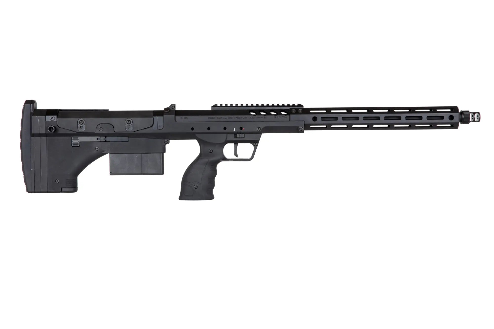 Desert Tech SRS-A2/pim/M2 22" sniper airsoft rifle (left-handed) Black-2