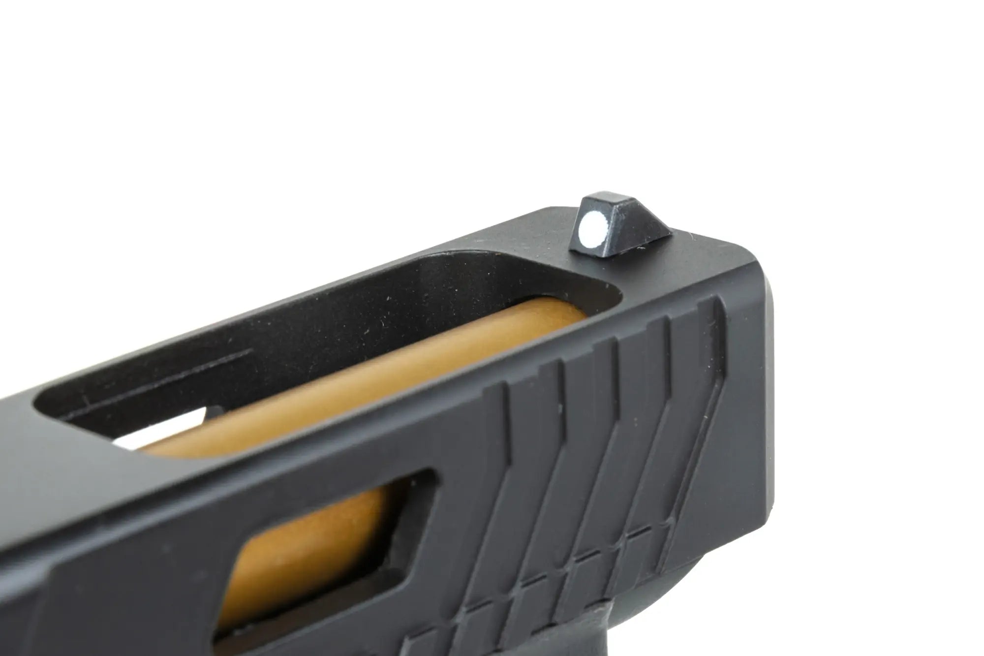 E&C EC-1202 airsoft pistol Black and gold