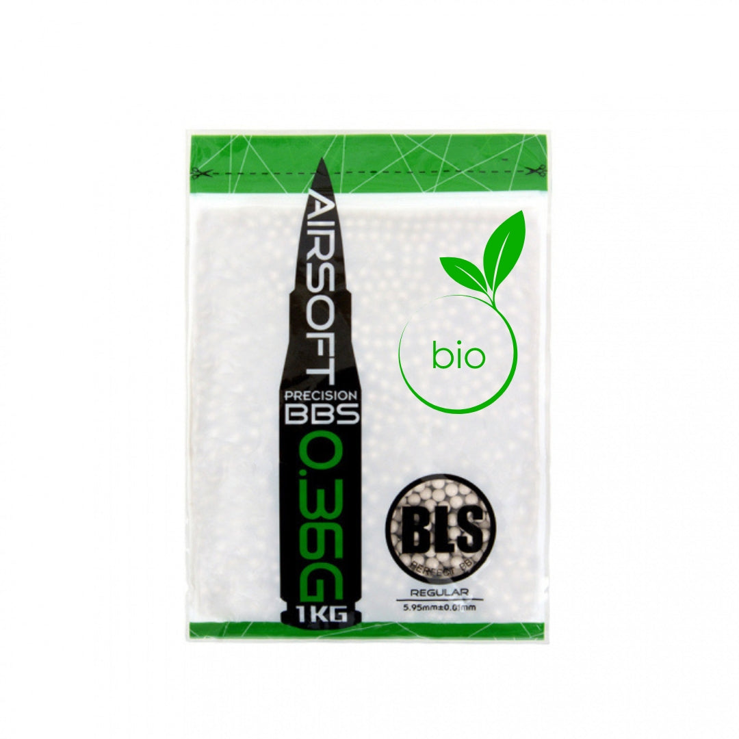BLS BIO pellets 0,36g, 2800 BBs - White