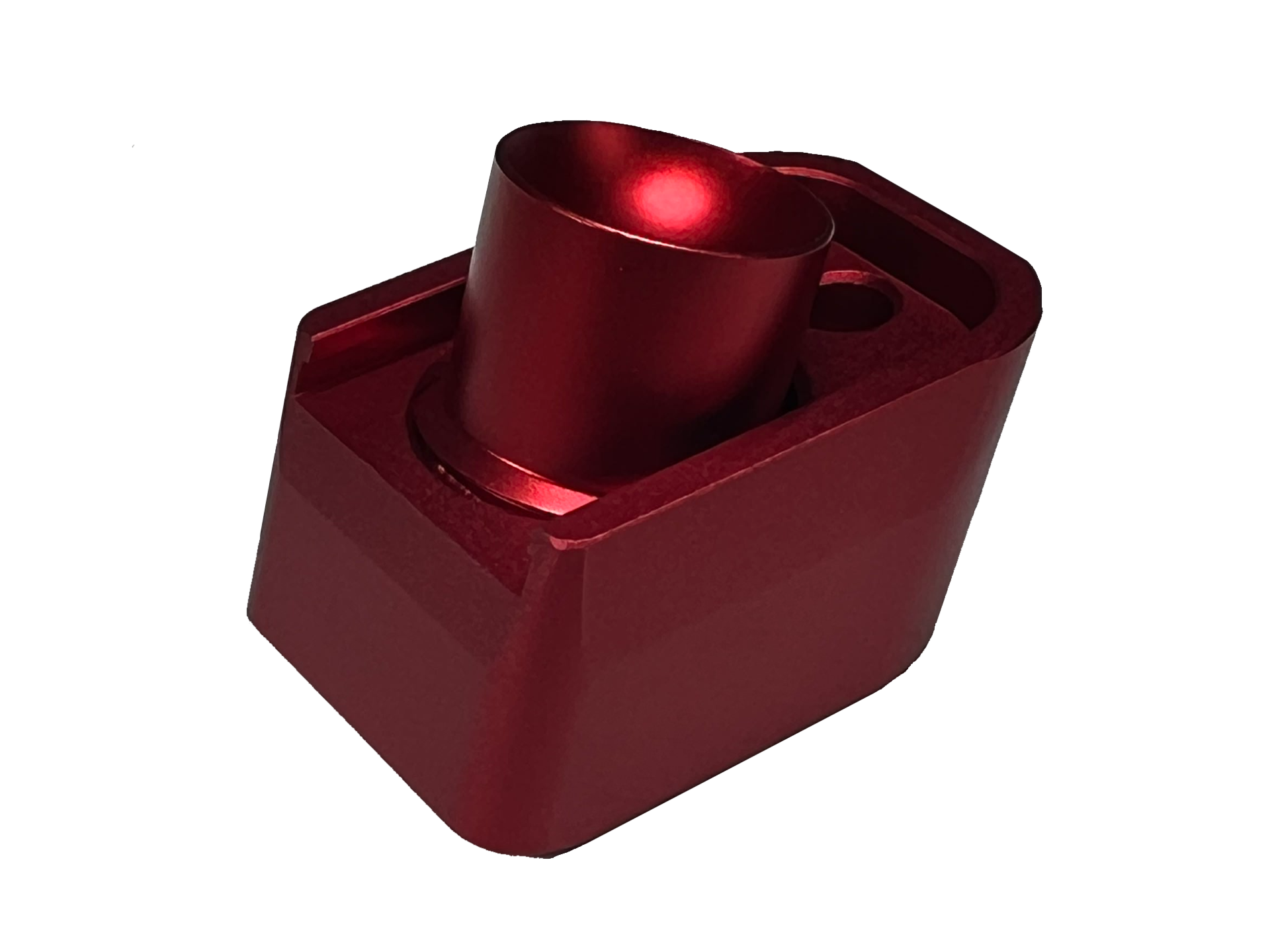 AA CNC Aluminum Enlarged CO2 Magazine Base Plate AAP-01 - Red