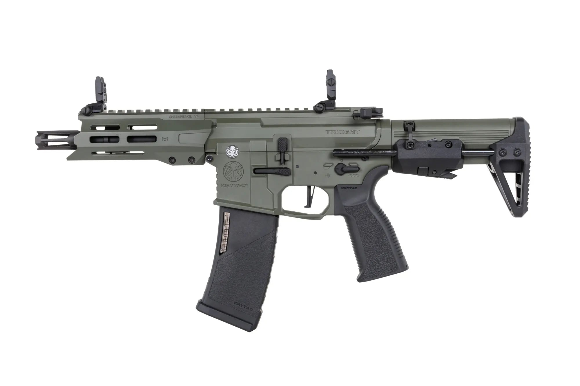 Krytac Trident MK III PDW-M Foliage Green airsoft Carbine-4