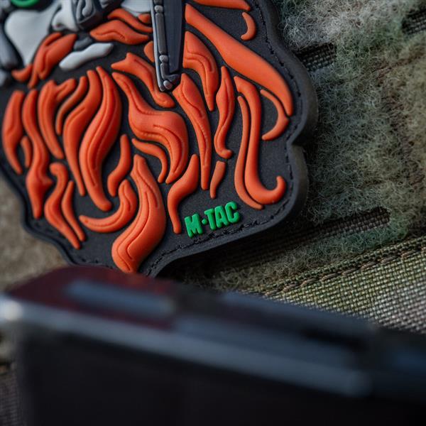 M-Tac Patch Red Beard Black