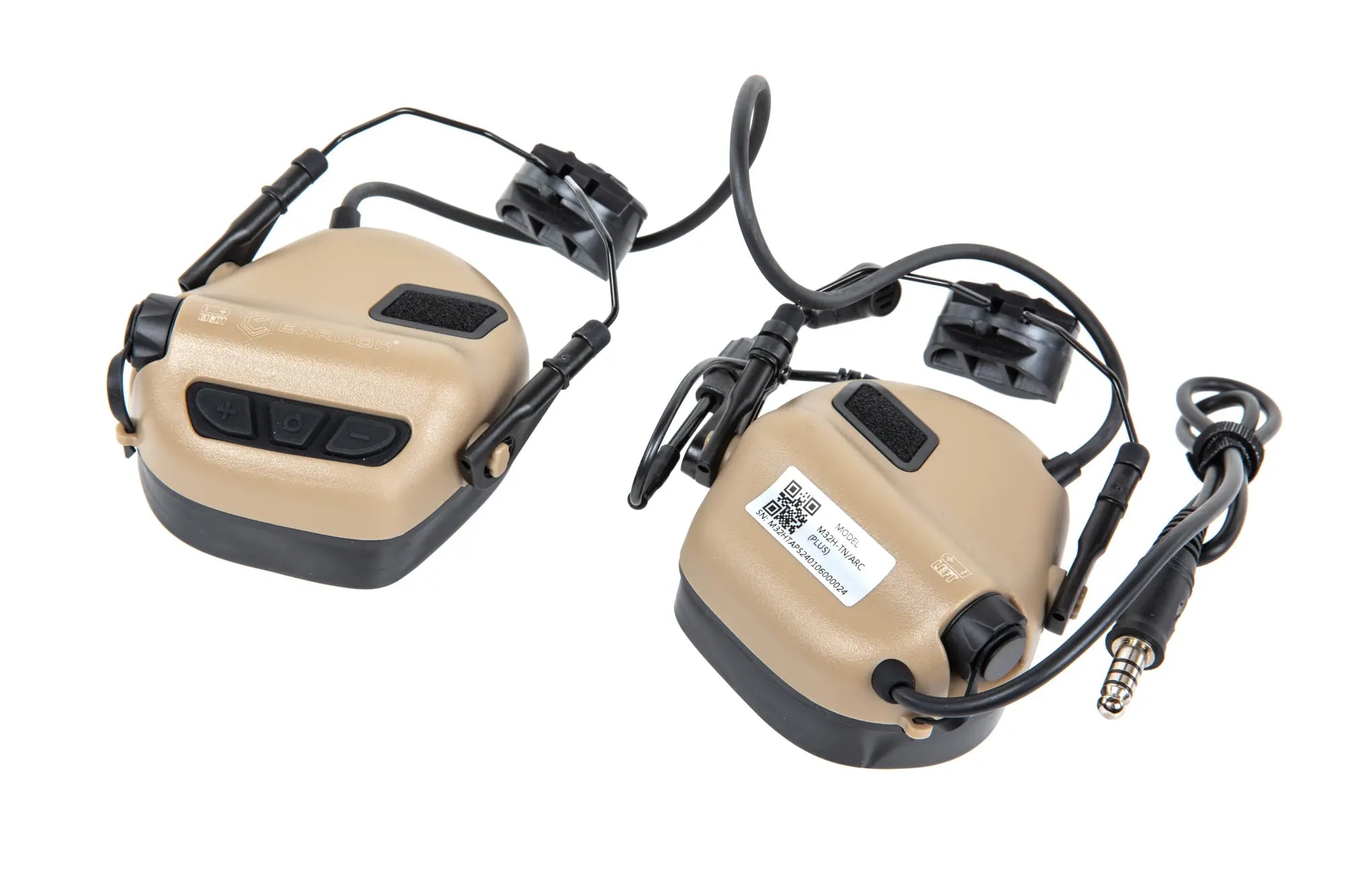 M32H Plus active hearing protectors | Tan
