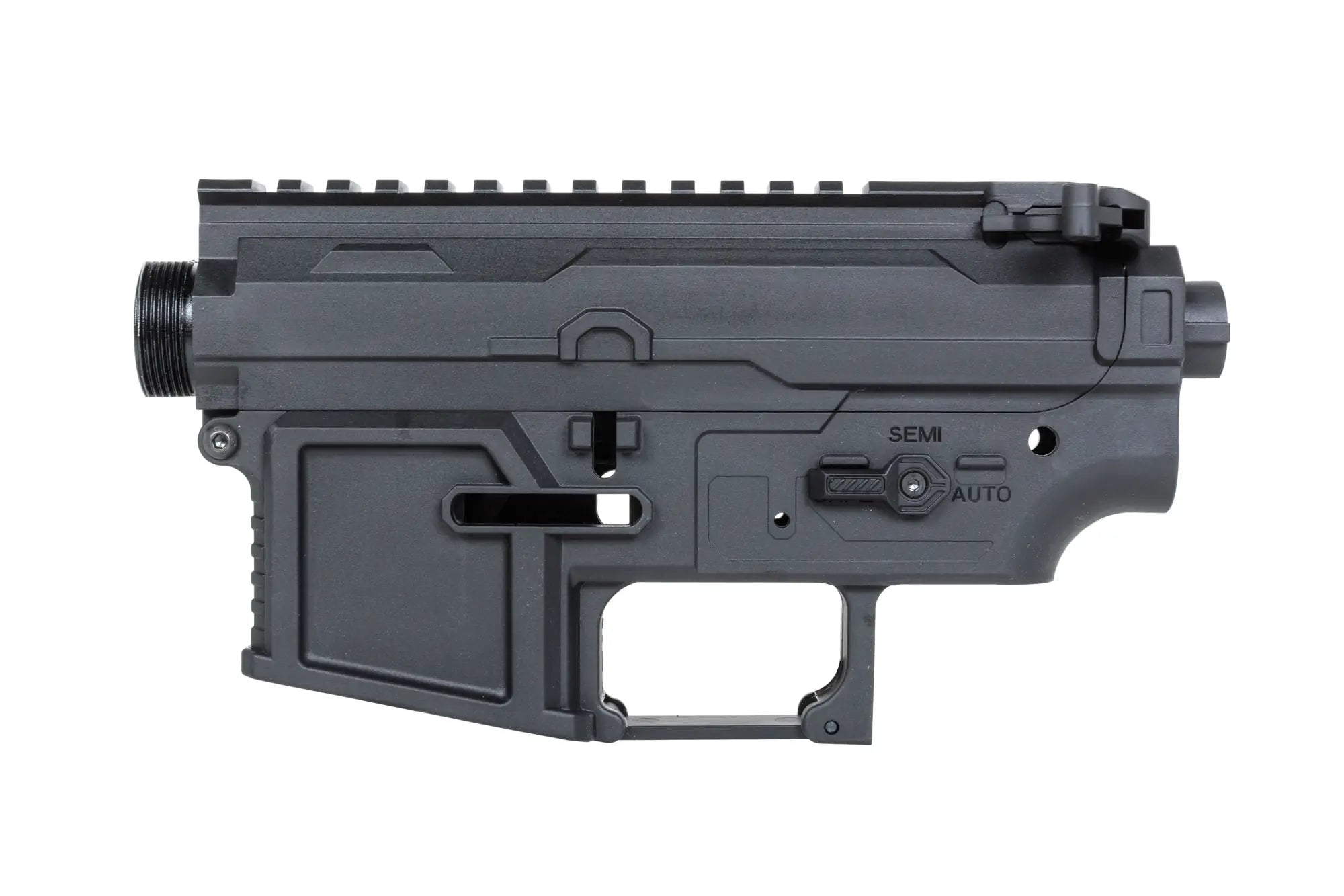 SAAS body for AR15 Core/Flex with internal parts - Black