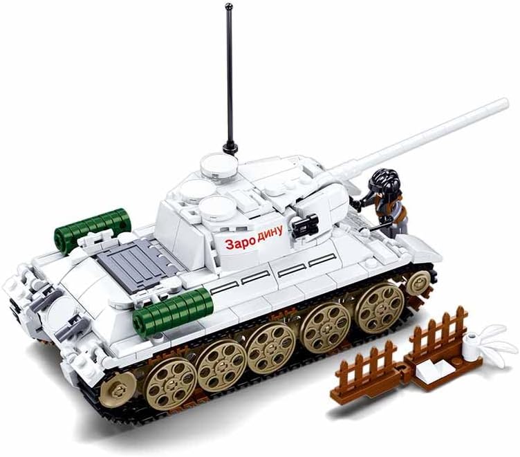 WWII Soviet T34 white - B0978