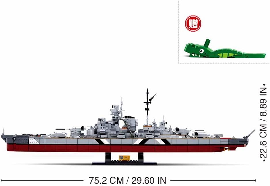 WWII Bismark German Battleship - B1102