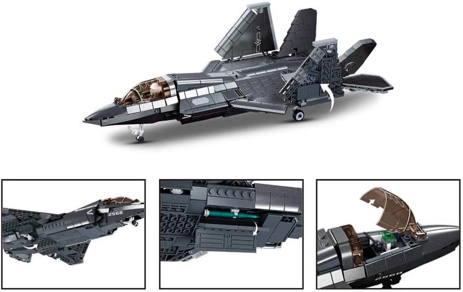 J-35S Stealth Aircraft Metal Coated - B1186