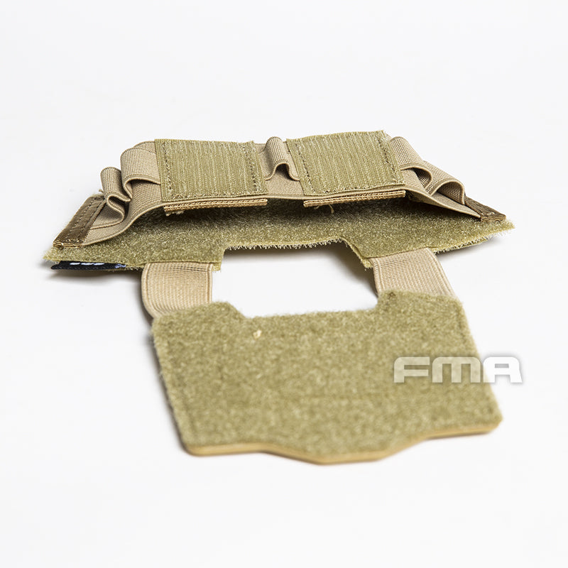 FMA Helmet Pouch for NVG Battery Box / Counterweight, Velcro - Tan