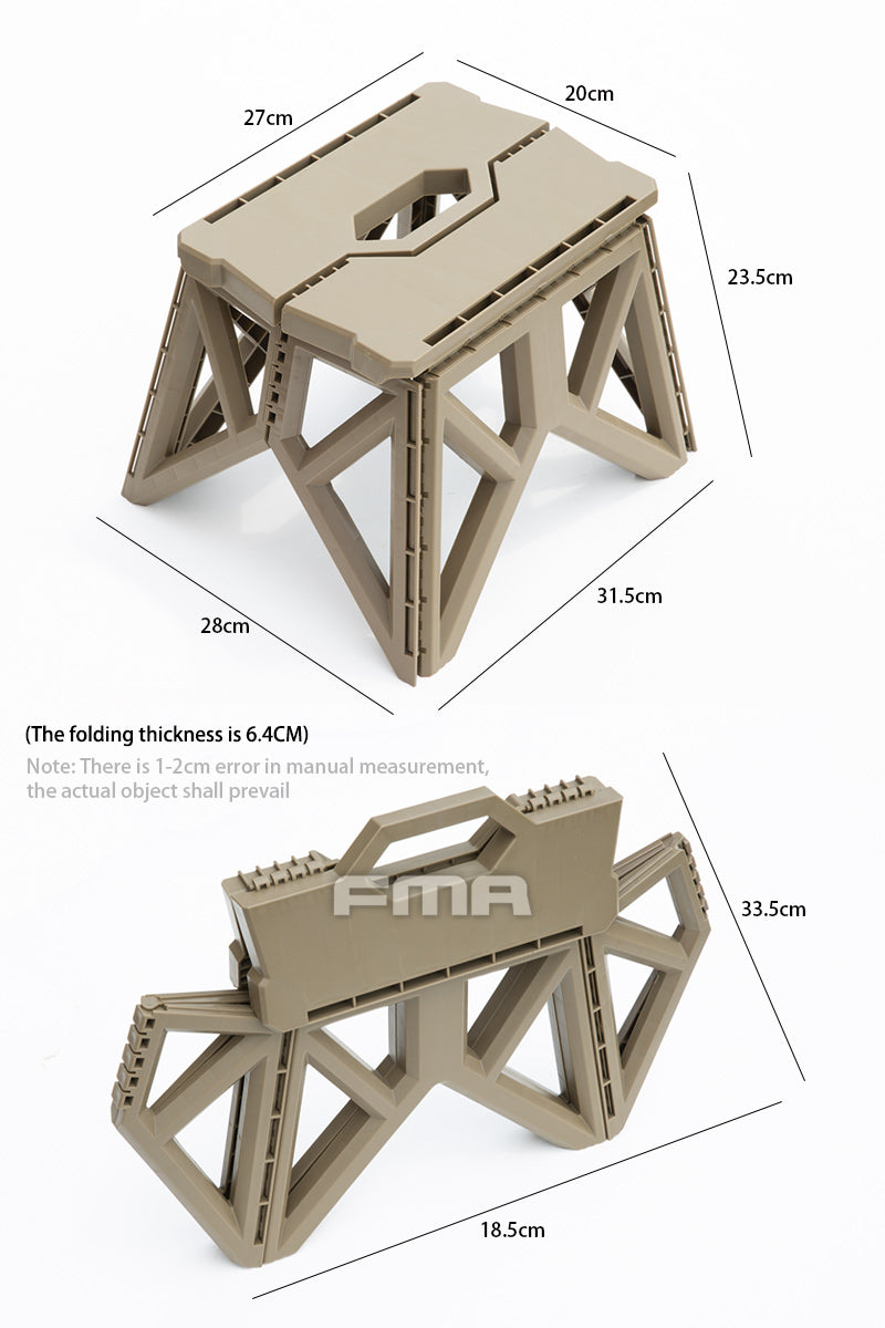 FMA Handiness Folding Chair - Black
