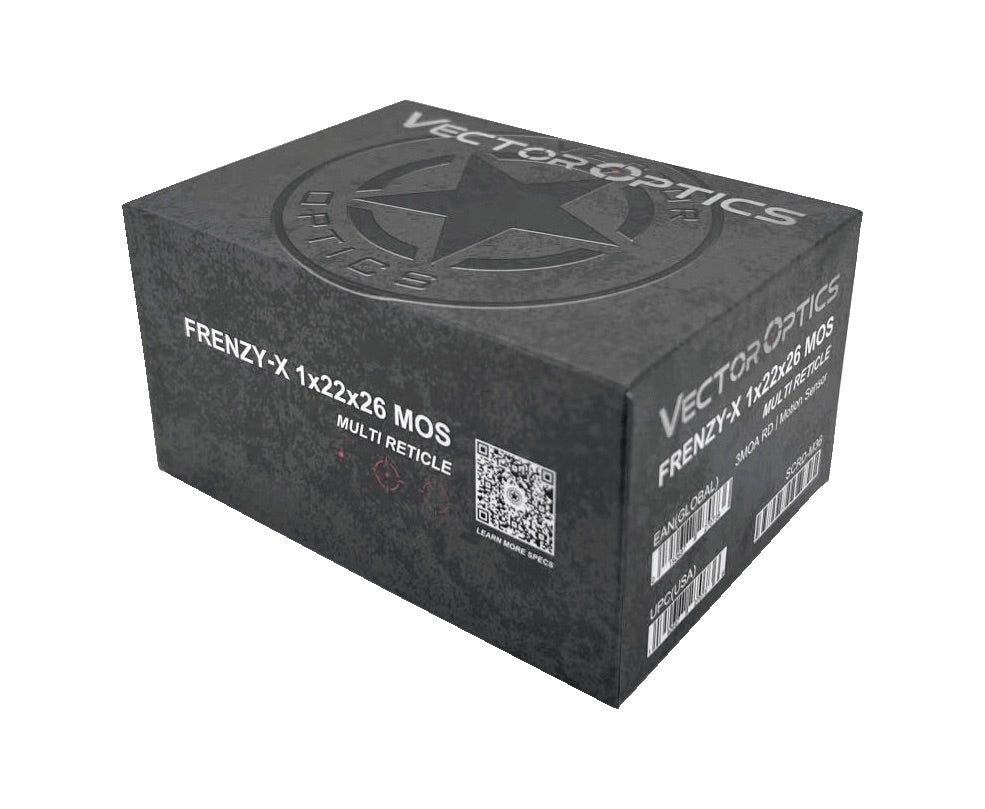 VO FRENZY-X 1x22x26 MTR MOJ(TM) Red Dot Sight - Black