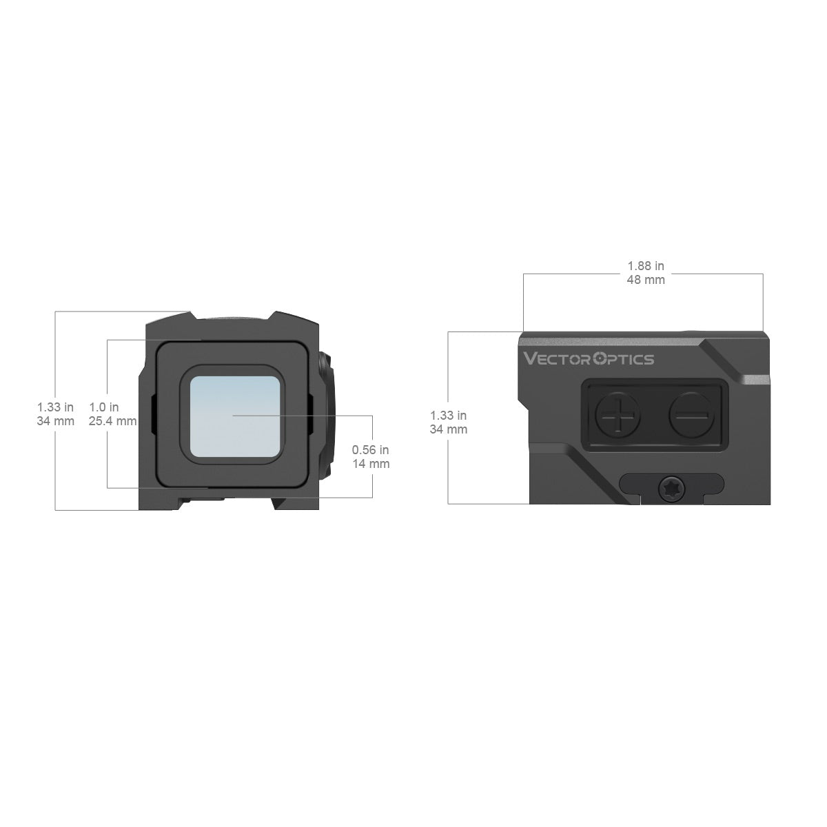 Red Dot FRENZY Plus SOLAR (Enclosed Multi Reticle) - Black
