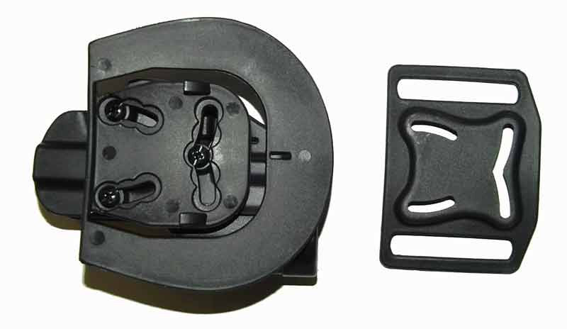 FMA CQC Serpa Belt Holster (USP, CZ-P09), Right Hand - Black