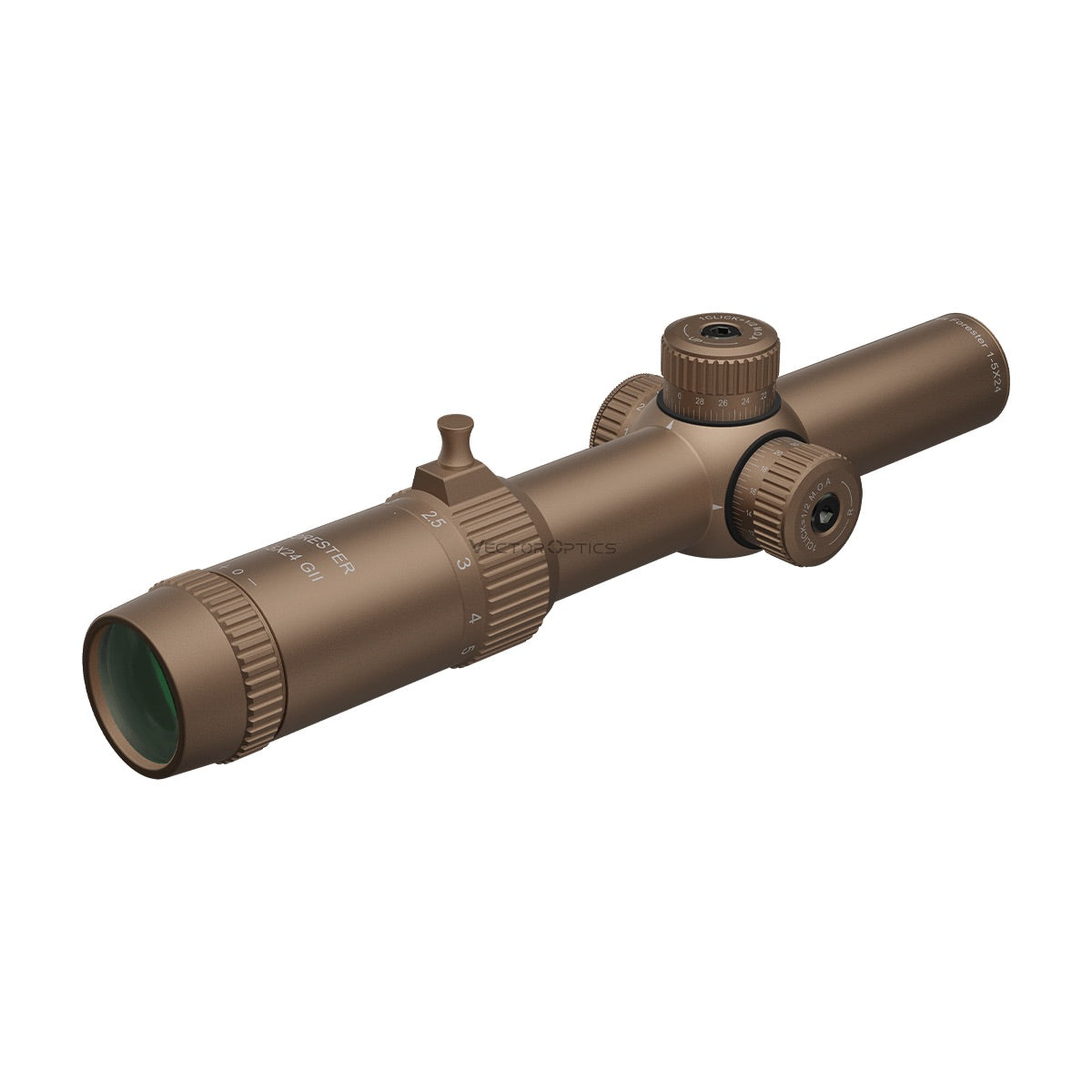 FORESTER 1-5x24 SFP Gen2 LPVO scope Coyote