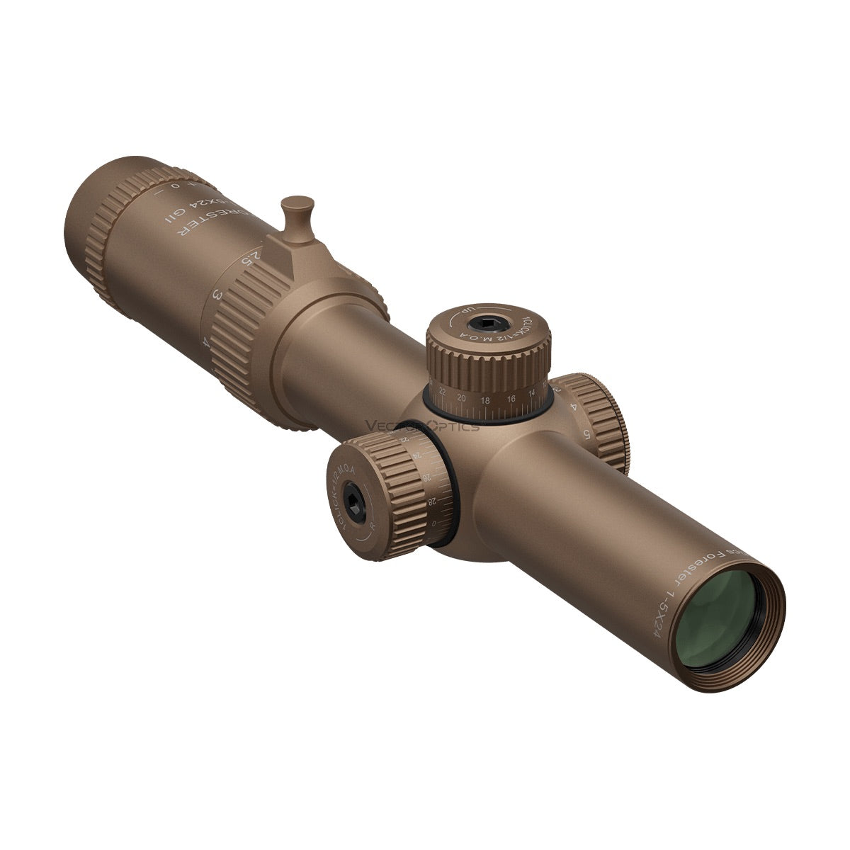 FORESTER 1-5x24 SFP Gen2 LPVO scope Coyote