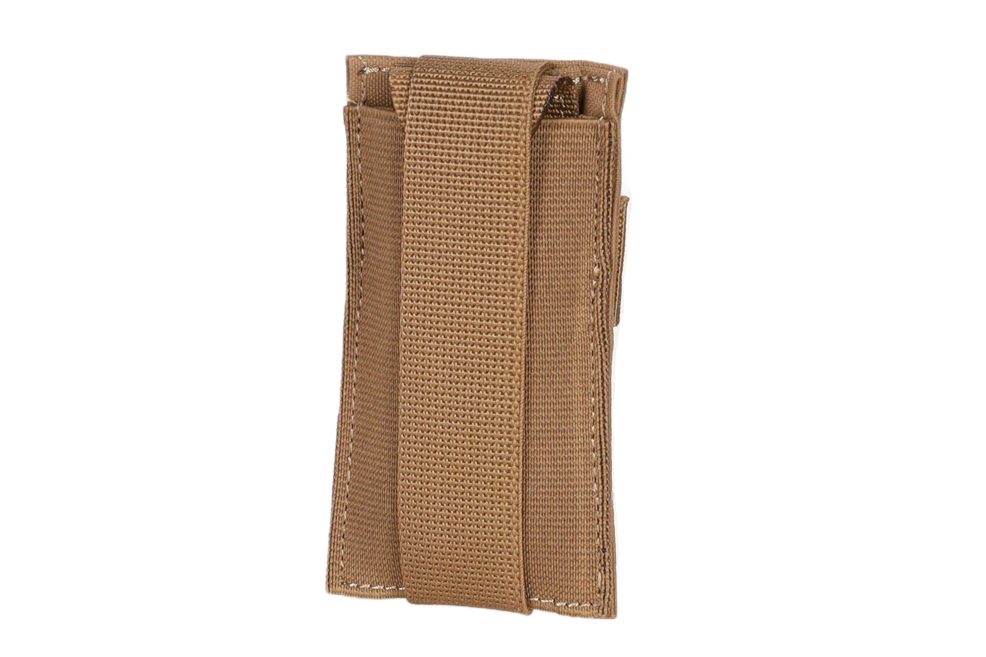 SATAC Pouch With Red Hit Marker In Coyote Brown MOLLE Compatible 500D CORUND Durable Construction