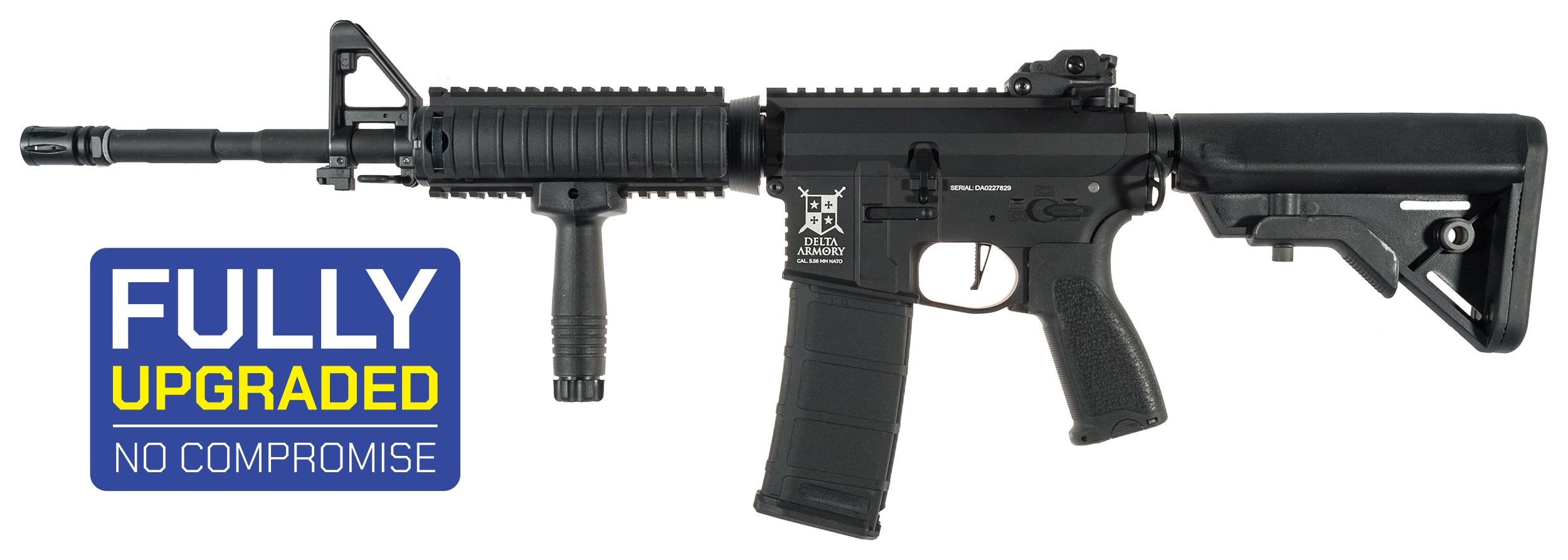 Réplique Delta Armory Stribog SP10A3 Alpha AEG Full upgrade Tan