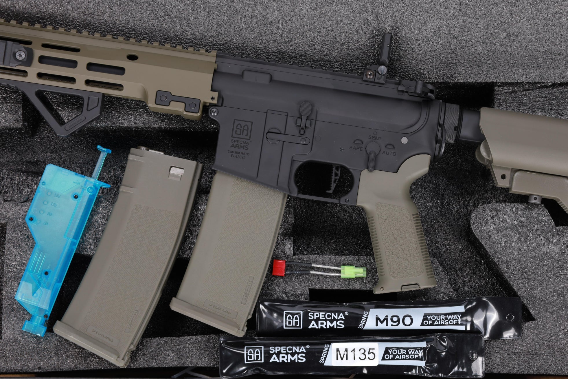 Specna Arms SA-P23 Prime™ Aster II ETU BLDC™ airsoft Carbine Olive-1