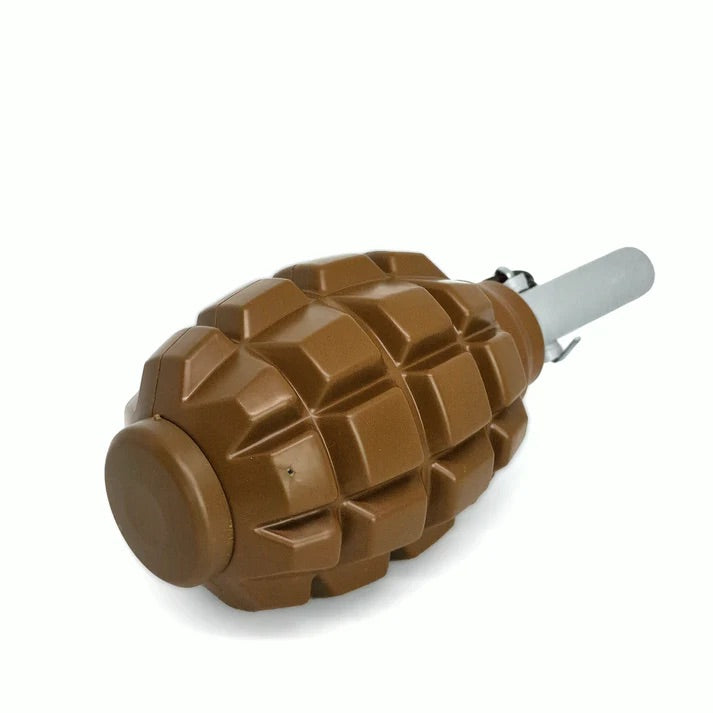 PYROSOFT 8x Pyro-F1G Airsoft Hand Grenade (Peas) - Brown