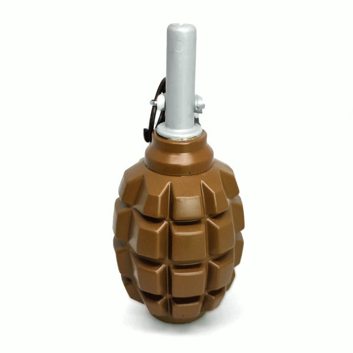 PYROSOFT 8x Pyro-F1G Airsoft Hand Grenade (Peas) - Brown