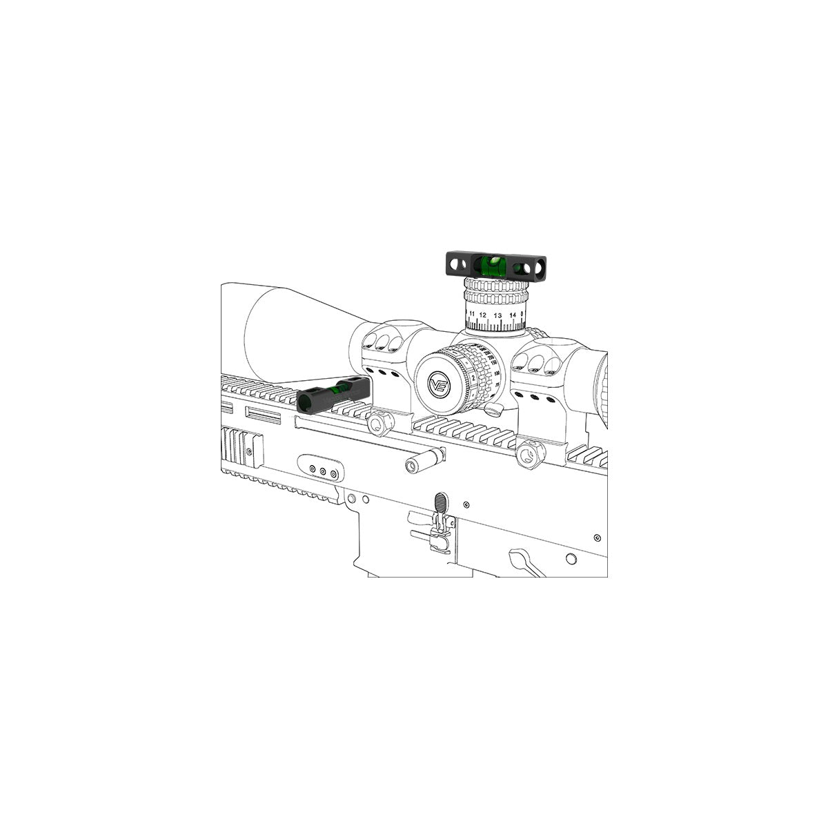 VO universal Flat Bubble ACD Mount