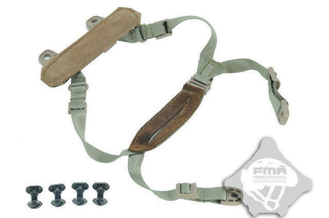 FMA Universal Helmet Suspension / Strap, H type - Tan