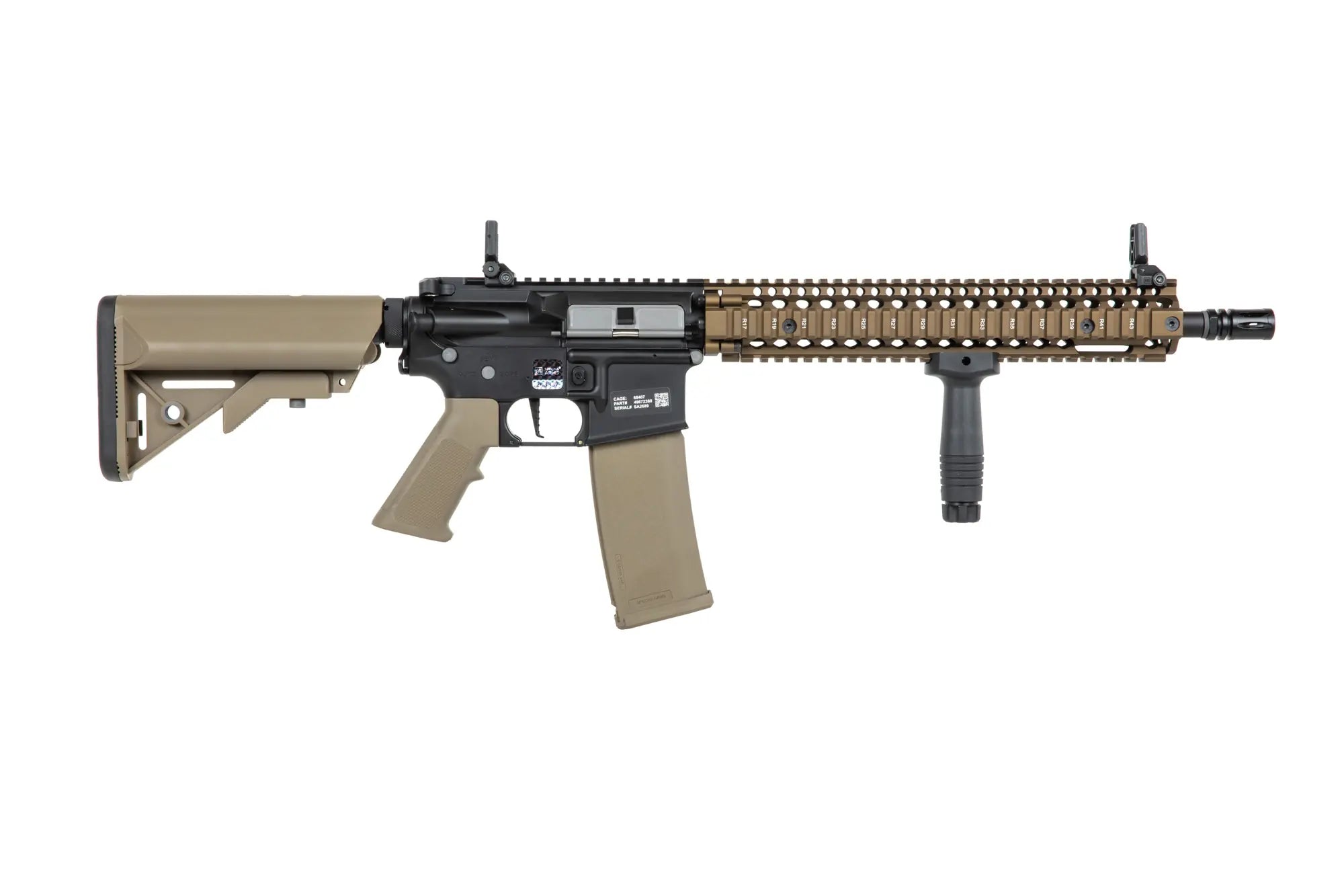 DD MK18 SA-P26 Prime HAL ETU Airsoft Rifle | Bronze