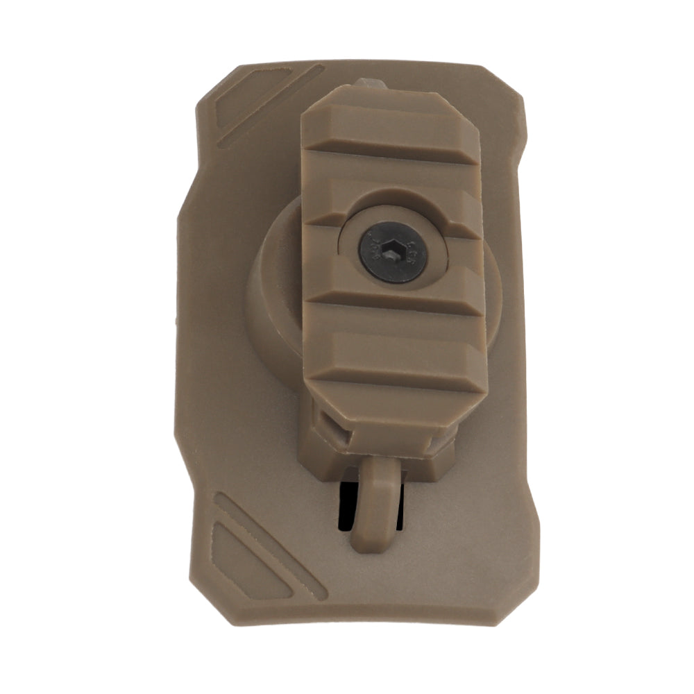 Universal flashlight mount for Tan helmet