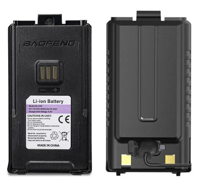 Rechargeable Li-Ion battery for Baofeng UV-5RM, 2500 mAh, USB-C