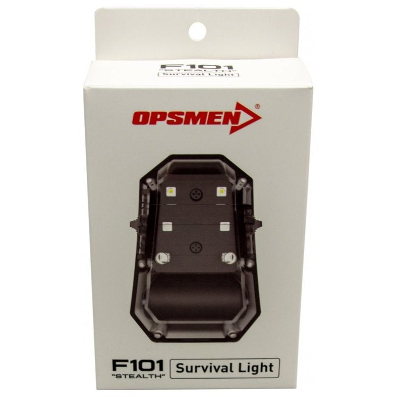 EARMOR F101 Stealth Identification Beacon, IPX8 (Green/White/IR Light) - Black