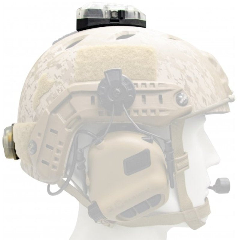 EARMOR F101 Stealth Identification Beacon (Green/White/IR Light) - Coyote Brown