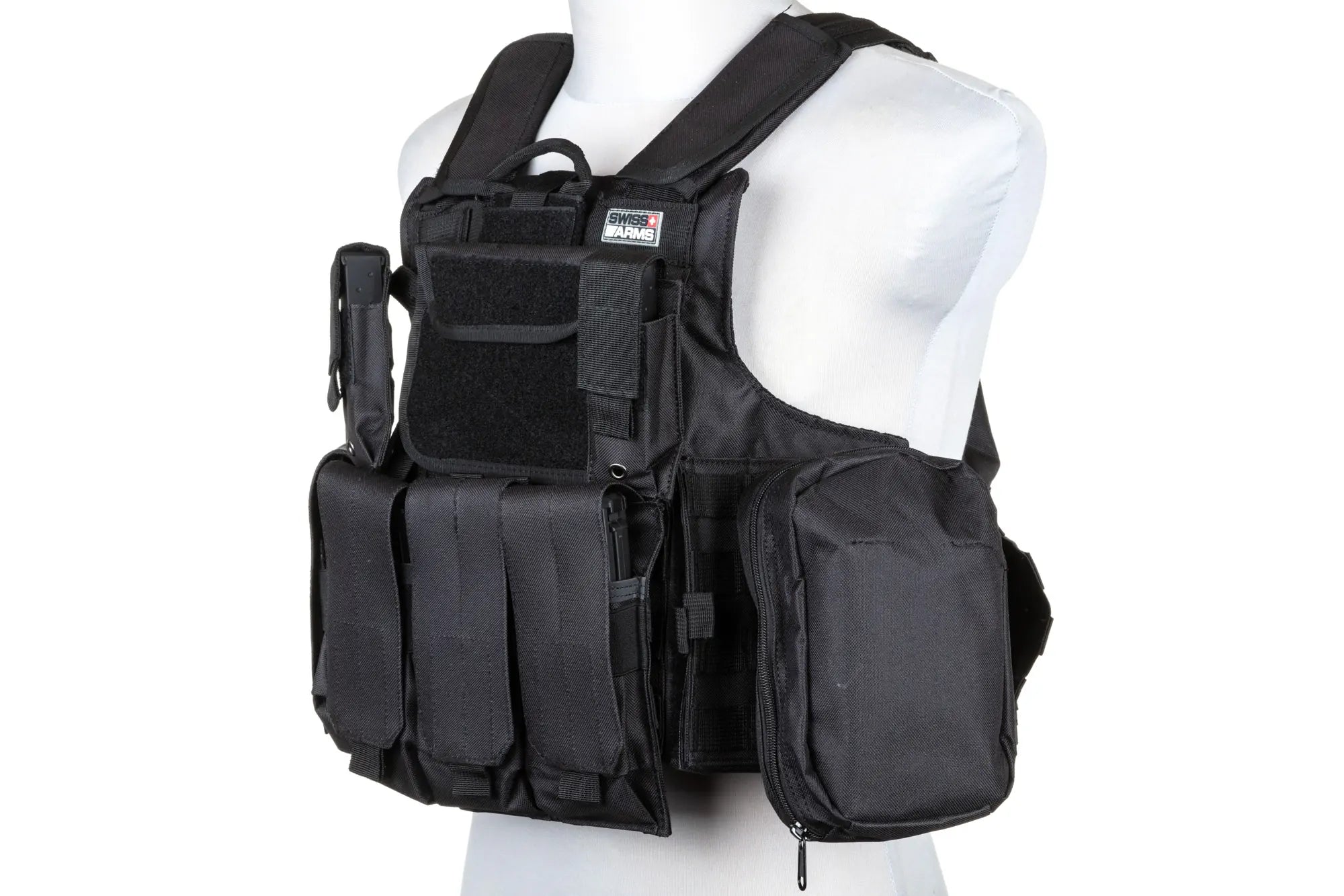 Cybergun Swiss Arms CIRAS Tactical Vest Black-2