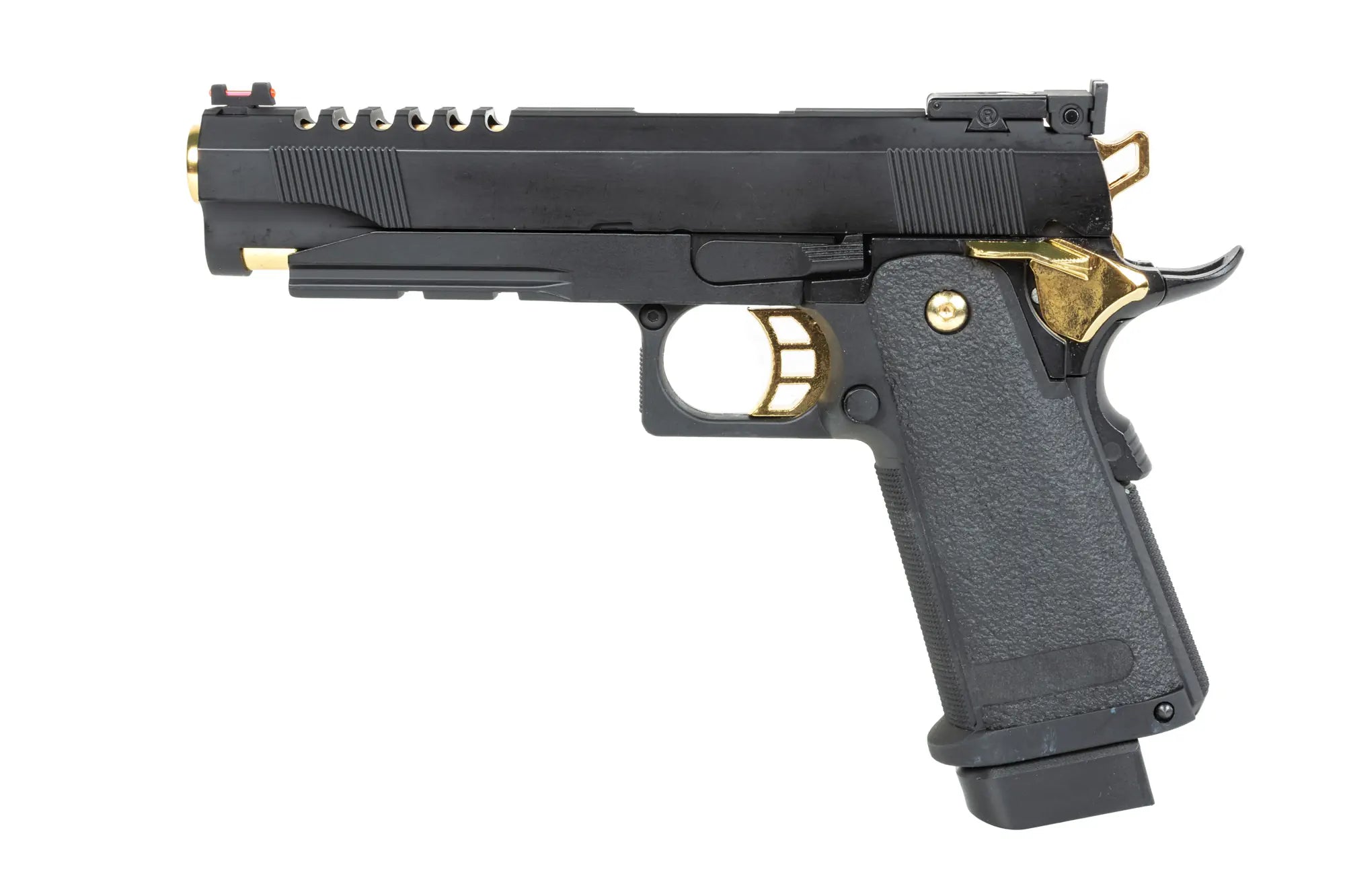 E&C EC-2104 airsoft pistol Black and gold-2