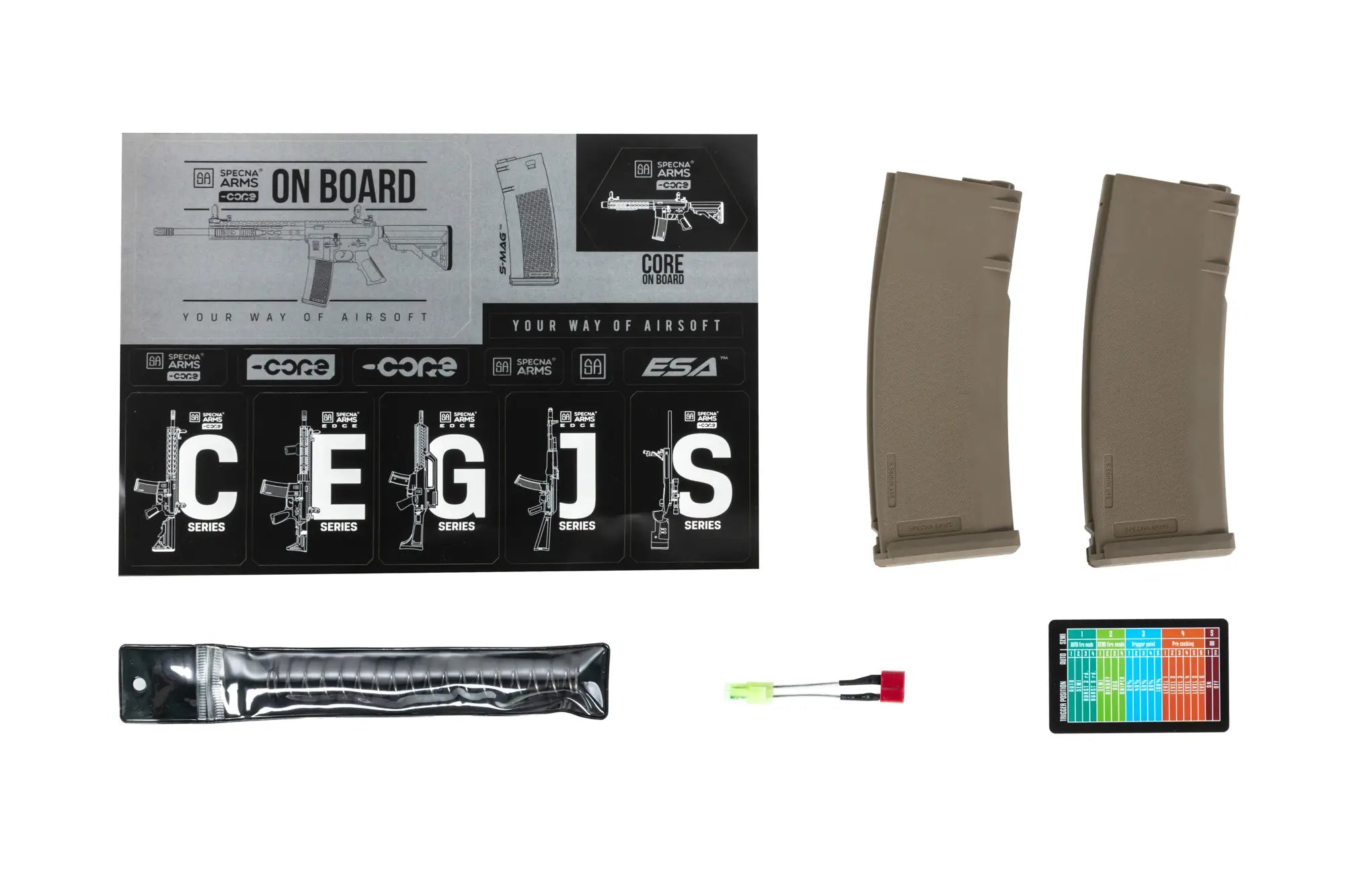 M4 airsoft SA-C11 CORE HAL ETU Gen.2 Half-Tan