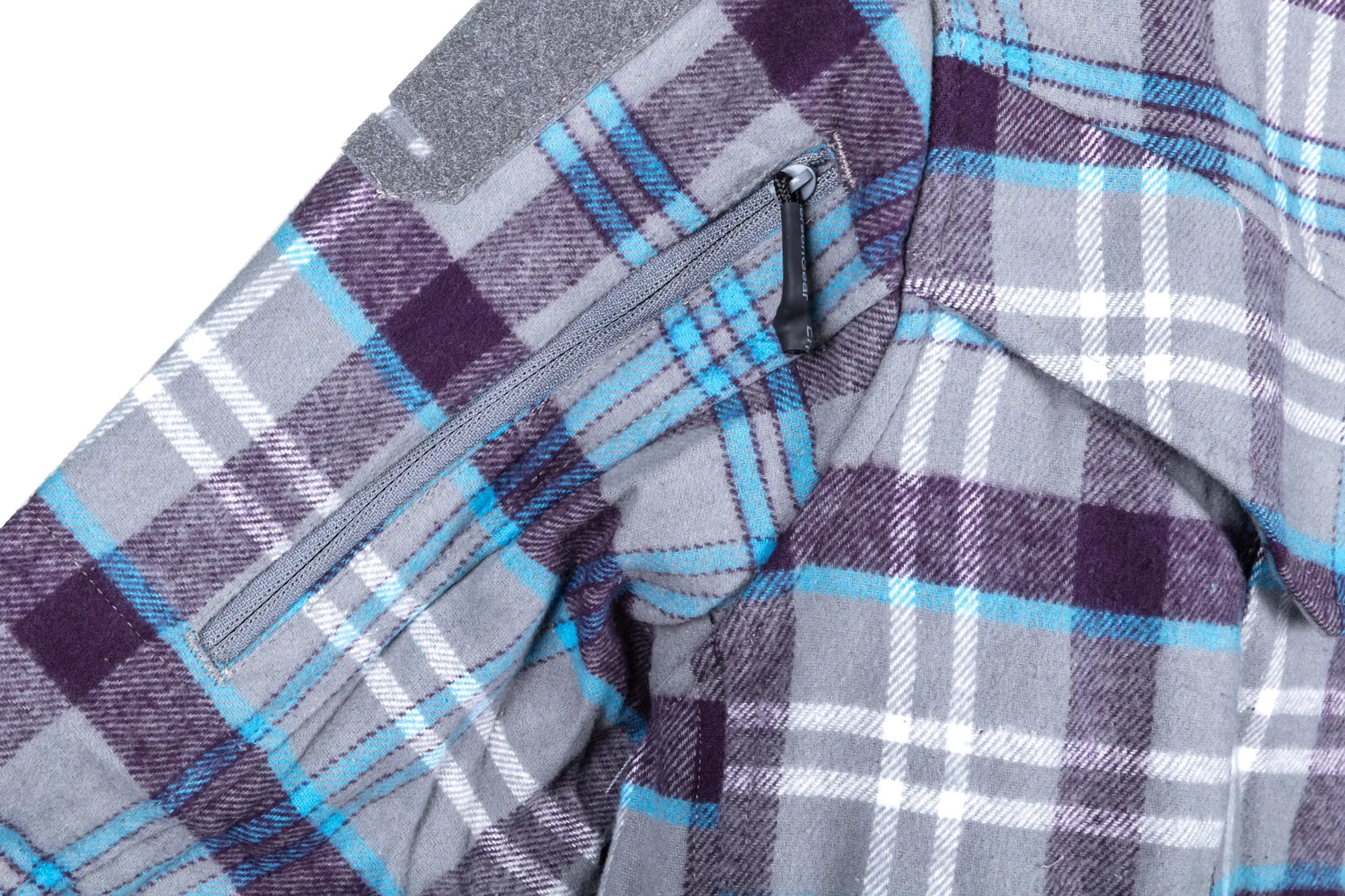 Emerson Gear Longicorn Blue Label Flannel Shirt - Grey-2