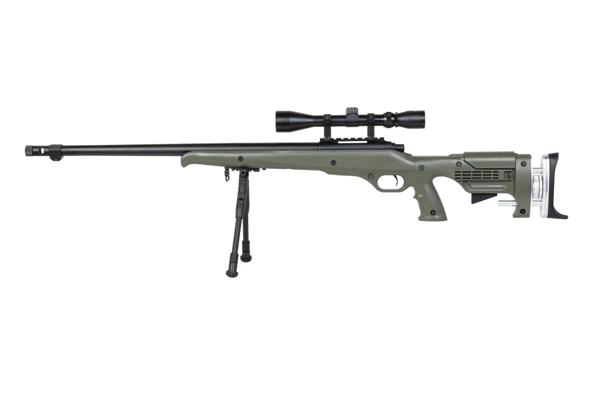 airsoft WELL MB12DG Sniper Rifle Olive-7