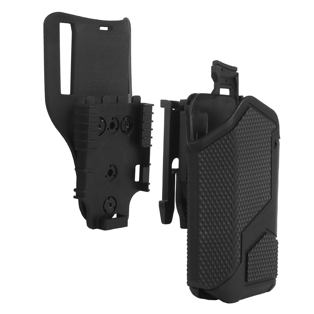 Universal Pistols Holster with Torch - Black
