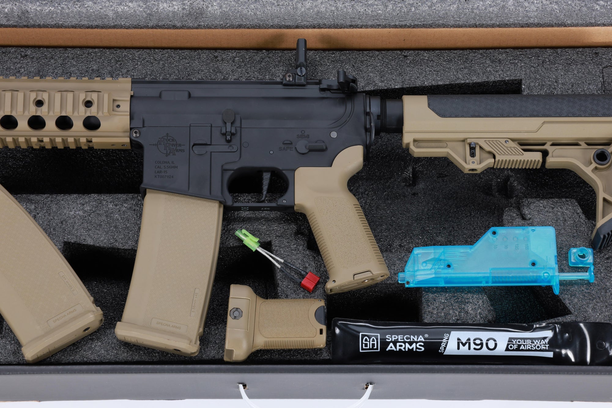 M4 Airsoft RRA SA-E05 EDGE HAL 2 ETU V2 Half-Tan