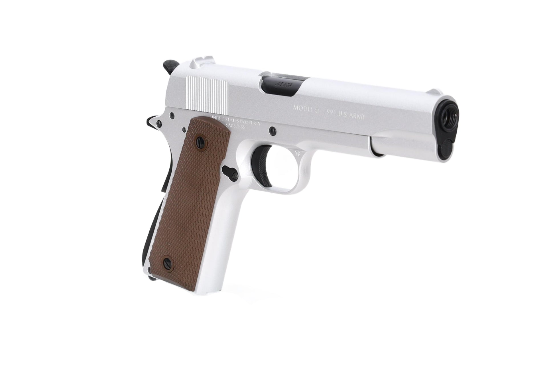 1911-A1 cal.45 gas airsoft pistol - Silver