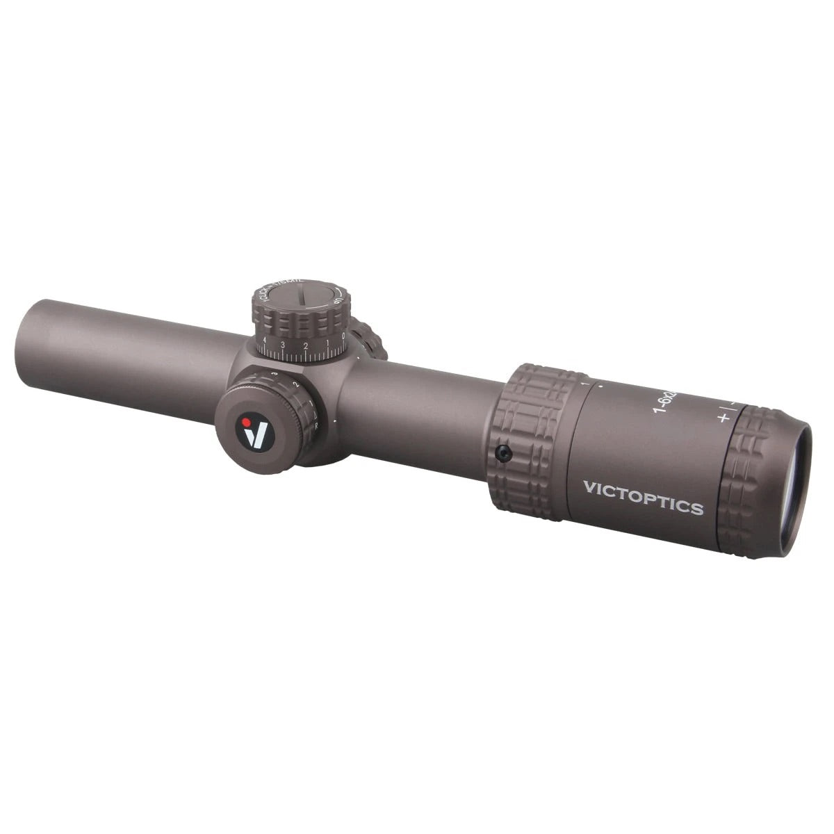 VictOptics S6 1-6x24 SFP LPRiflescope - Brown