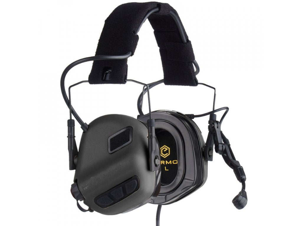 EARMOR M32 PLUS Electronic Tactical Headset - Black