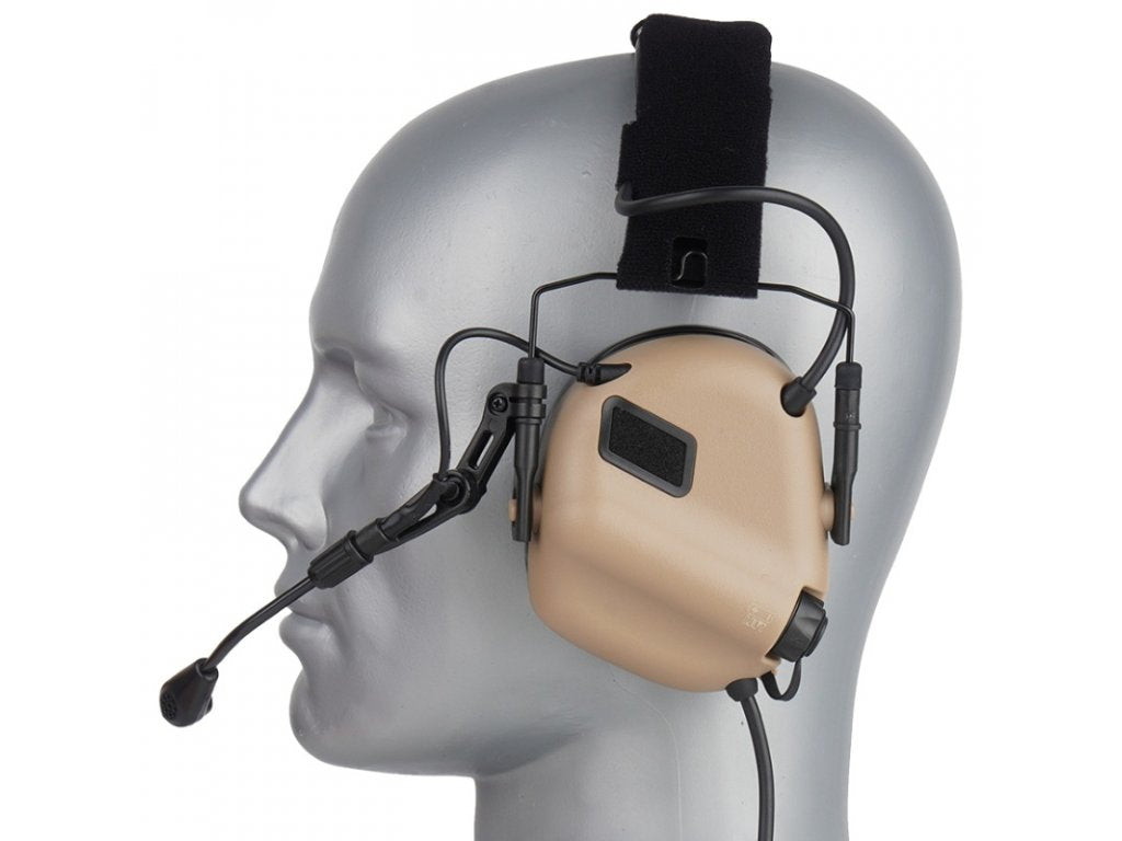 EARMOR M32 PLUS Electronic Tactical Headset - Black