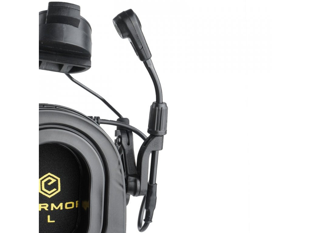 EARMOR M32 PLUS Electronic Tactical Headset, Headband / Helmet Mount - Foliage Green