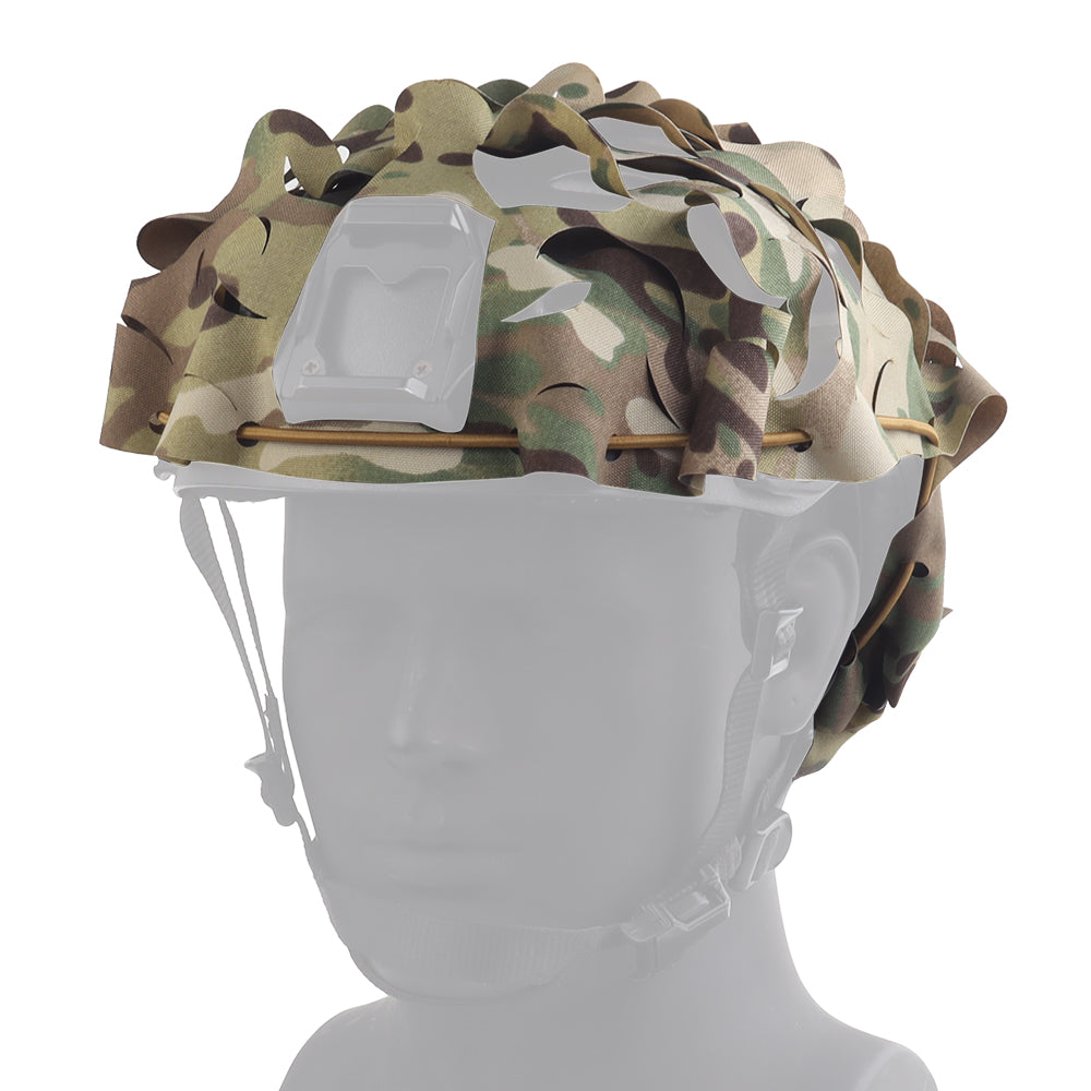 Universal helmet masking Laser Cut Cover Multicam