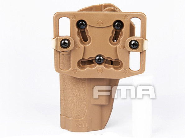 FMA CQC Serpa Belt Holster (Colt M1911), Right Hand - Tan