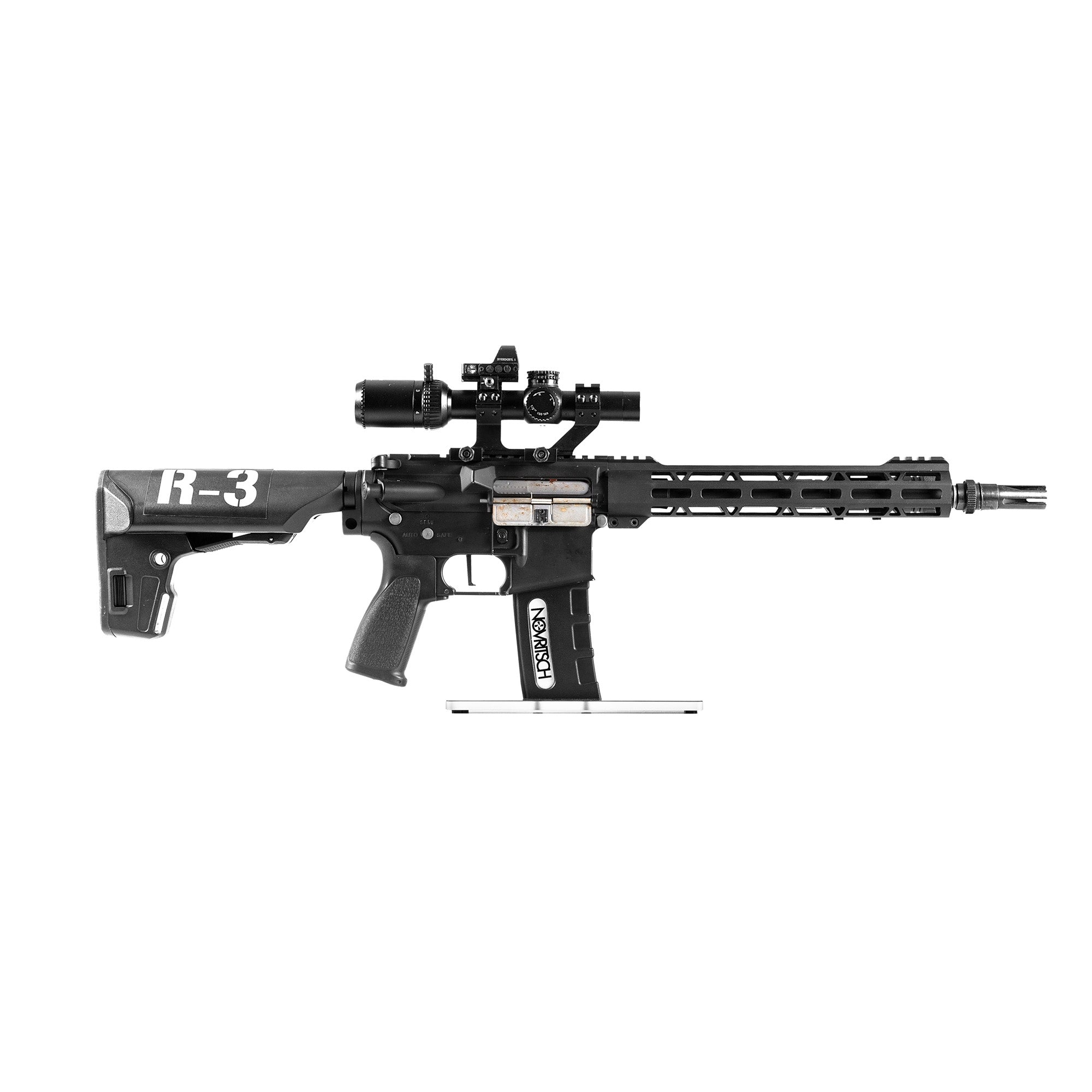 Novritsch M4 / AR15 Gun Glass Stand - Black